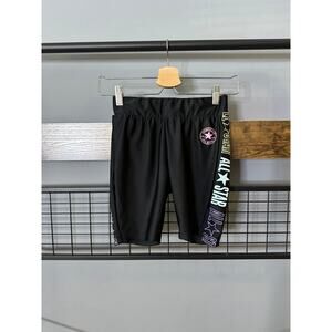 Converse Girls Black Active Shorts | Size Large